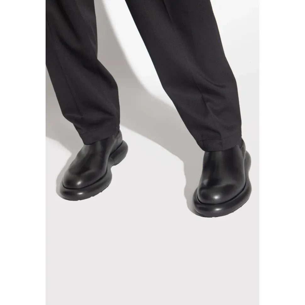 Bottines en cuir