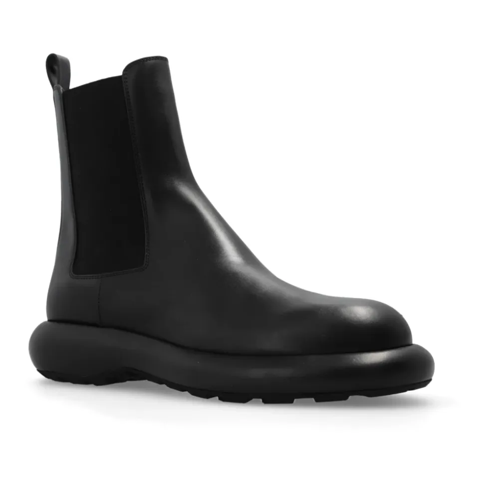 Bottines en cuir