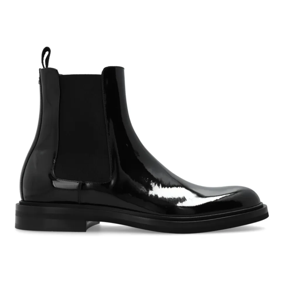 Bottines en cuir