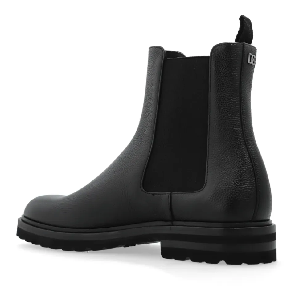 Bottines en cuir