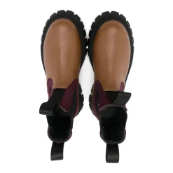 Bottines en cuir