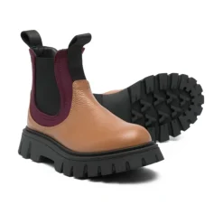 Bottines en cuir