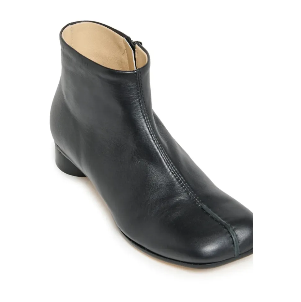 Bottines en cuir