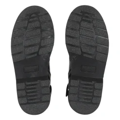 Bottines en cuir à logo