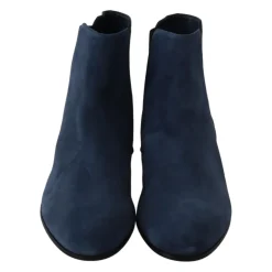 Bottines en daim avec clous décoratifs
