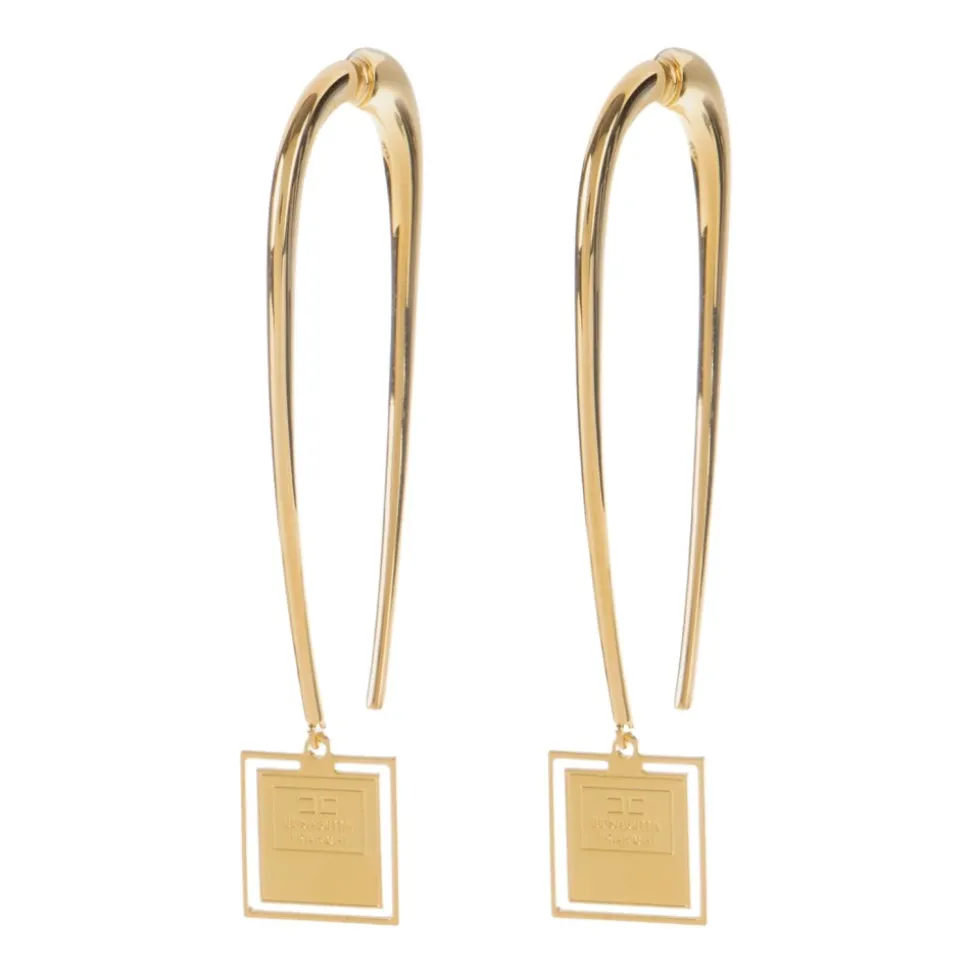 Boucles d`oreilles Logo Carré
