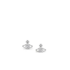 Boucles d'oreilles Reina en platine