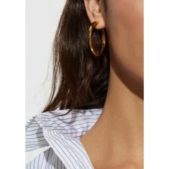 Boucles d'oreilles rondes