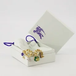 Bracelet Charme en Lien Doré