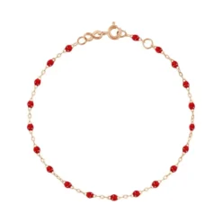 Bracelet en résine et or rose 18 carats