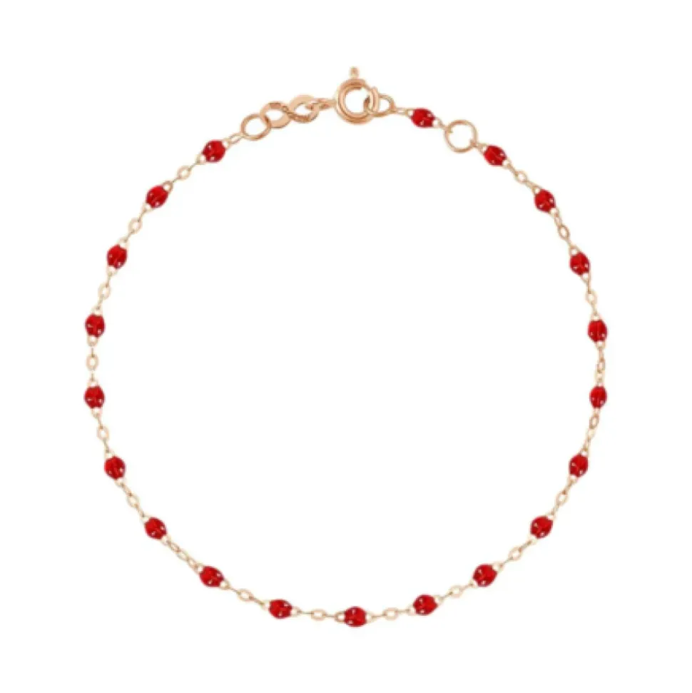 Bracelet en résine et or rose 18 carats
