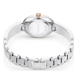 Bracelet Montre Ovale en Cristal Rock Femme Argent 5656878