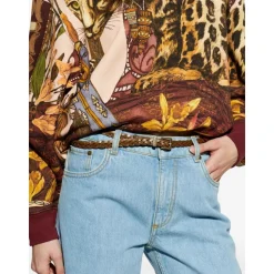 Braided Leather Belt