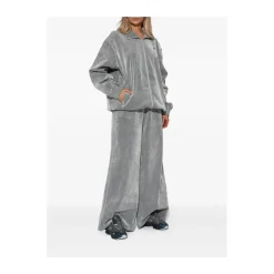 Brushed Twill Oversized Firebird Track Pants