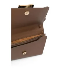 Buckle-Detail Leather Shoulder Bag
