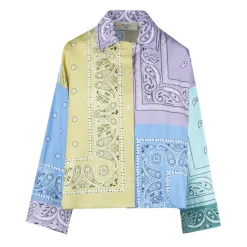 Camicia Lampone Patchwork Bandana