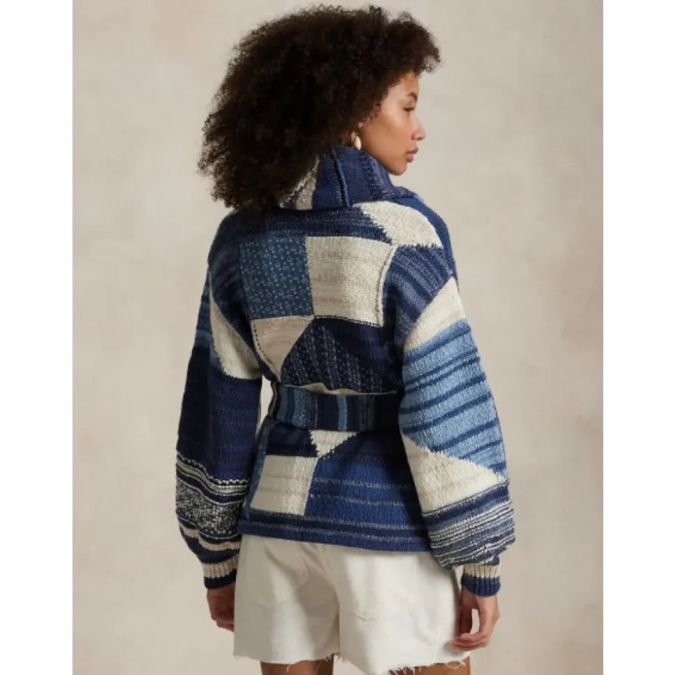 Cardigan Intarsia Patchwork
