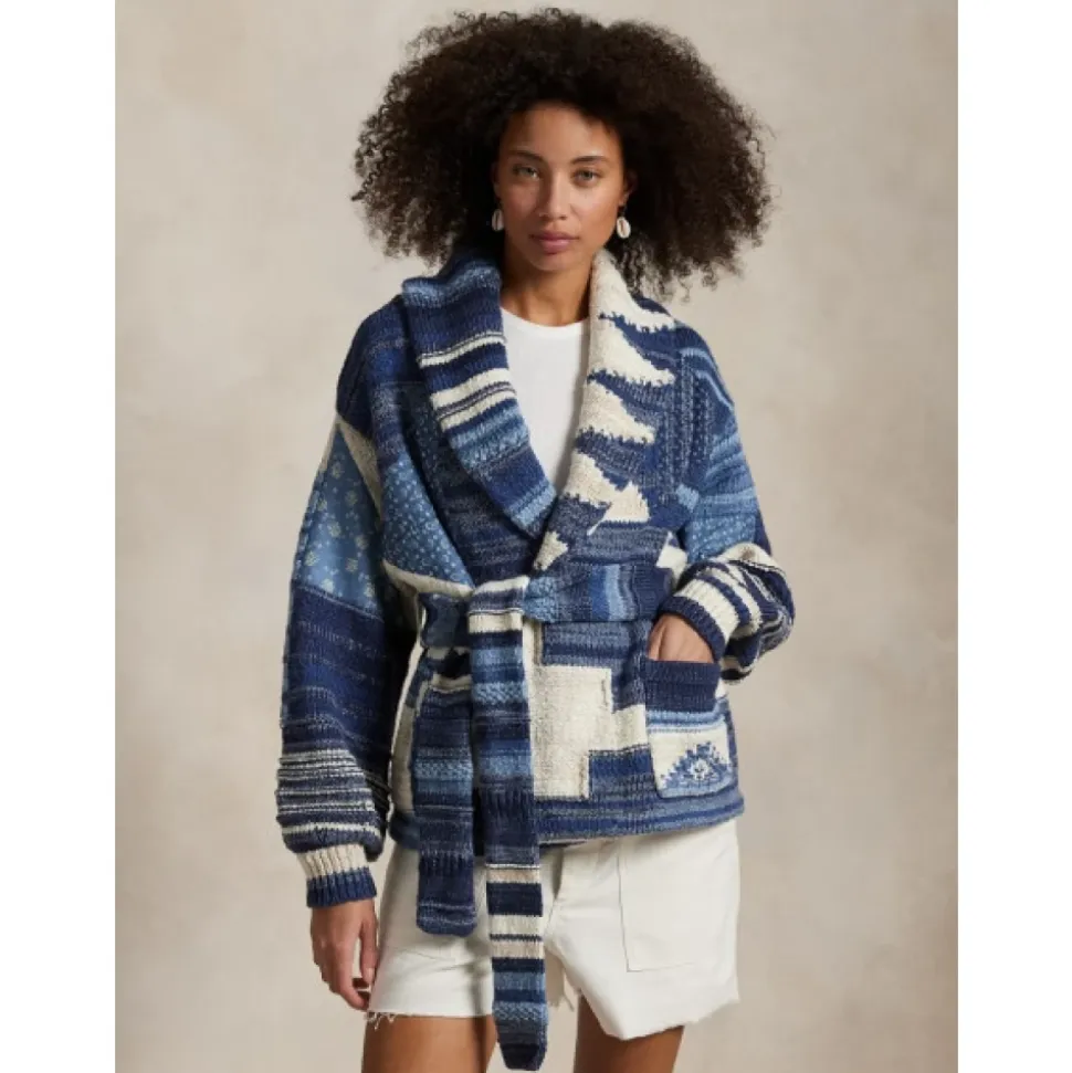 Cardigan Intarsia Patchwork