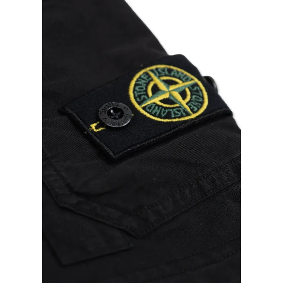 Cargo Shorts with Logo Patch
