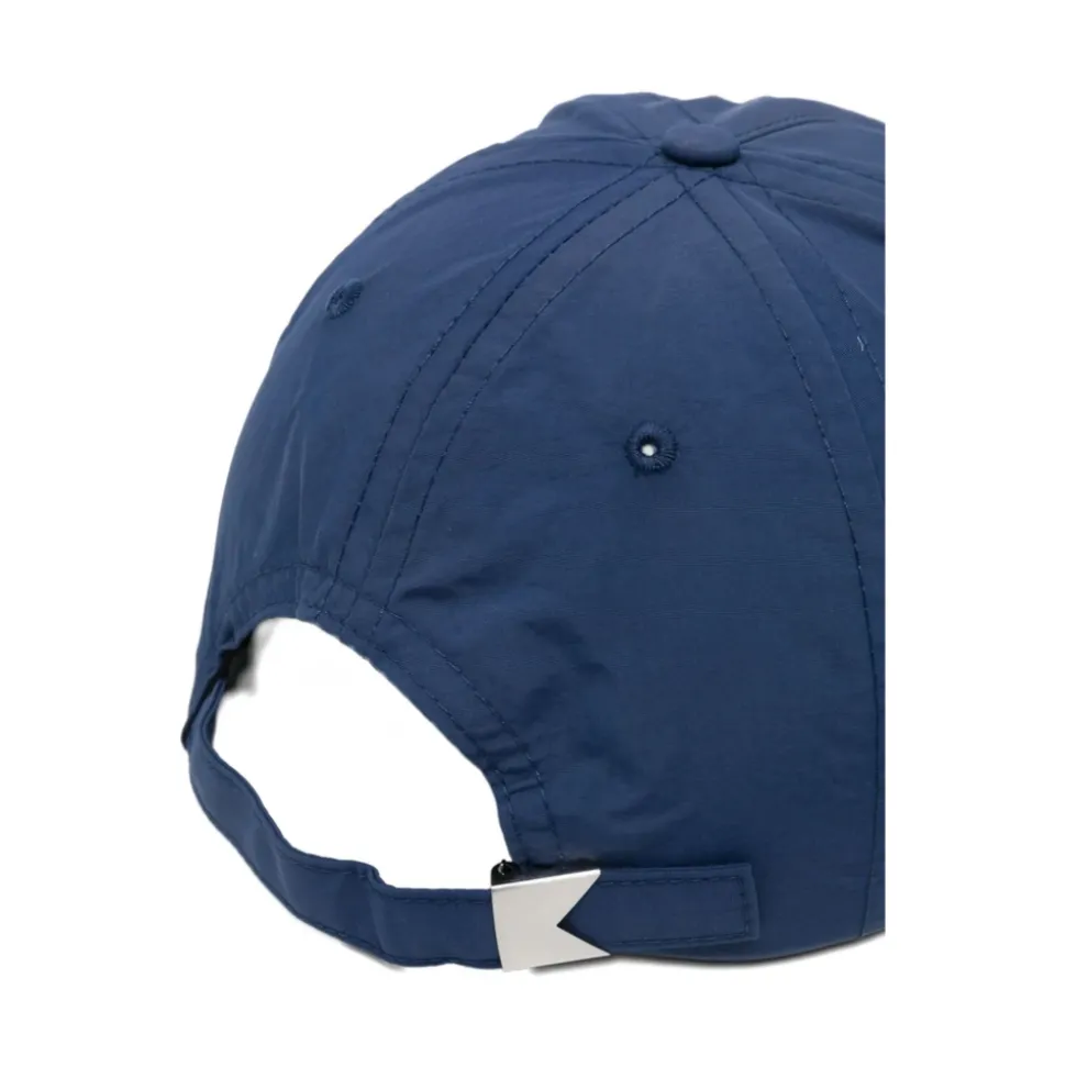 Casquette Brodée Feuille Bleu Marine
