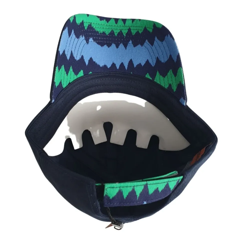 Casquette de baseball en coton bleu