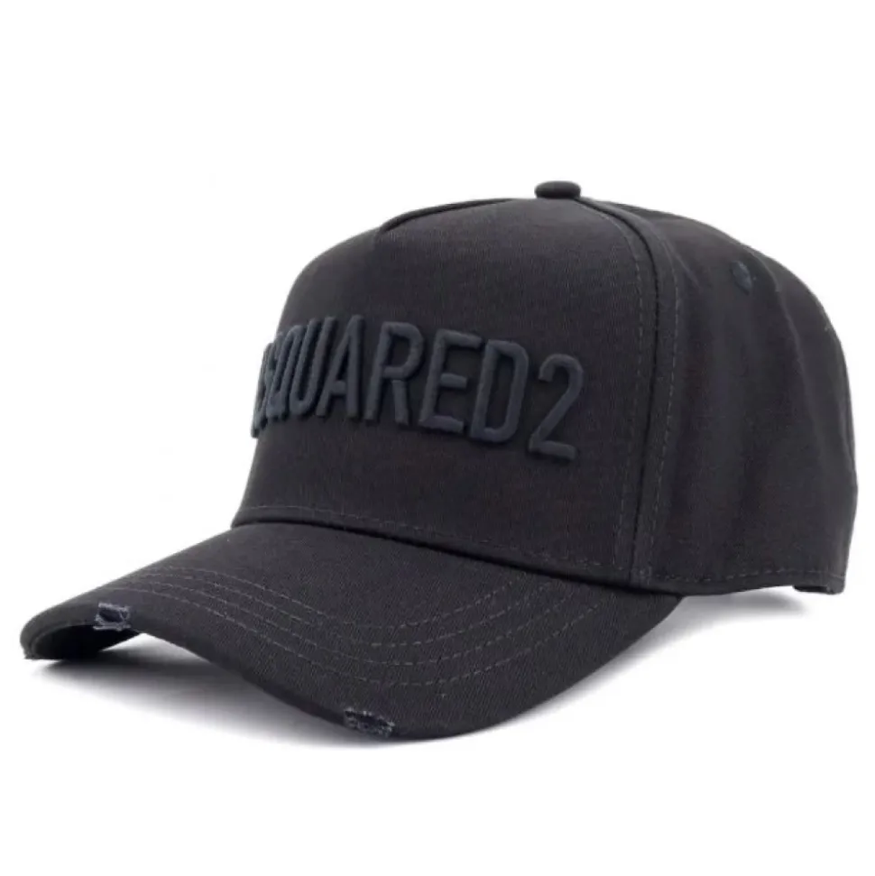 Casquette de baseball en gabardine de coton brodée
