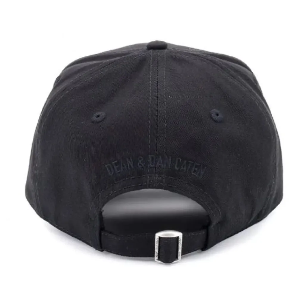 Casquette de baseball en gabardine de coton brodée