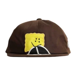 Casquette de baseball en sergé (broderie PECKISH PEACE)