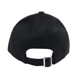 Casquette de Baseball Noire avec Logo Imprimé