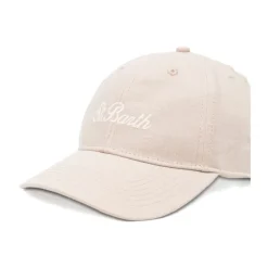 Casquette en lin brodé