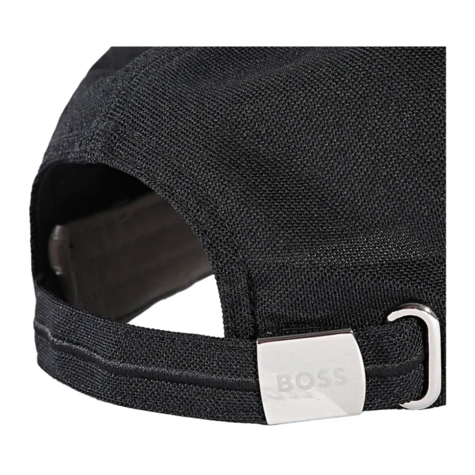 Casquette en piqué stretch avec logo 3D brodé