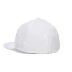 Casquette Flexfit Visière Courbée Blanc/Noir