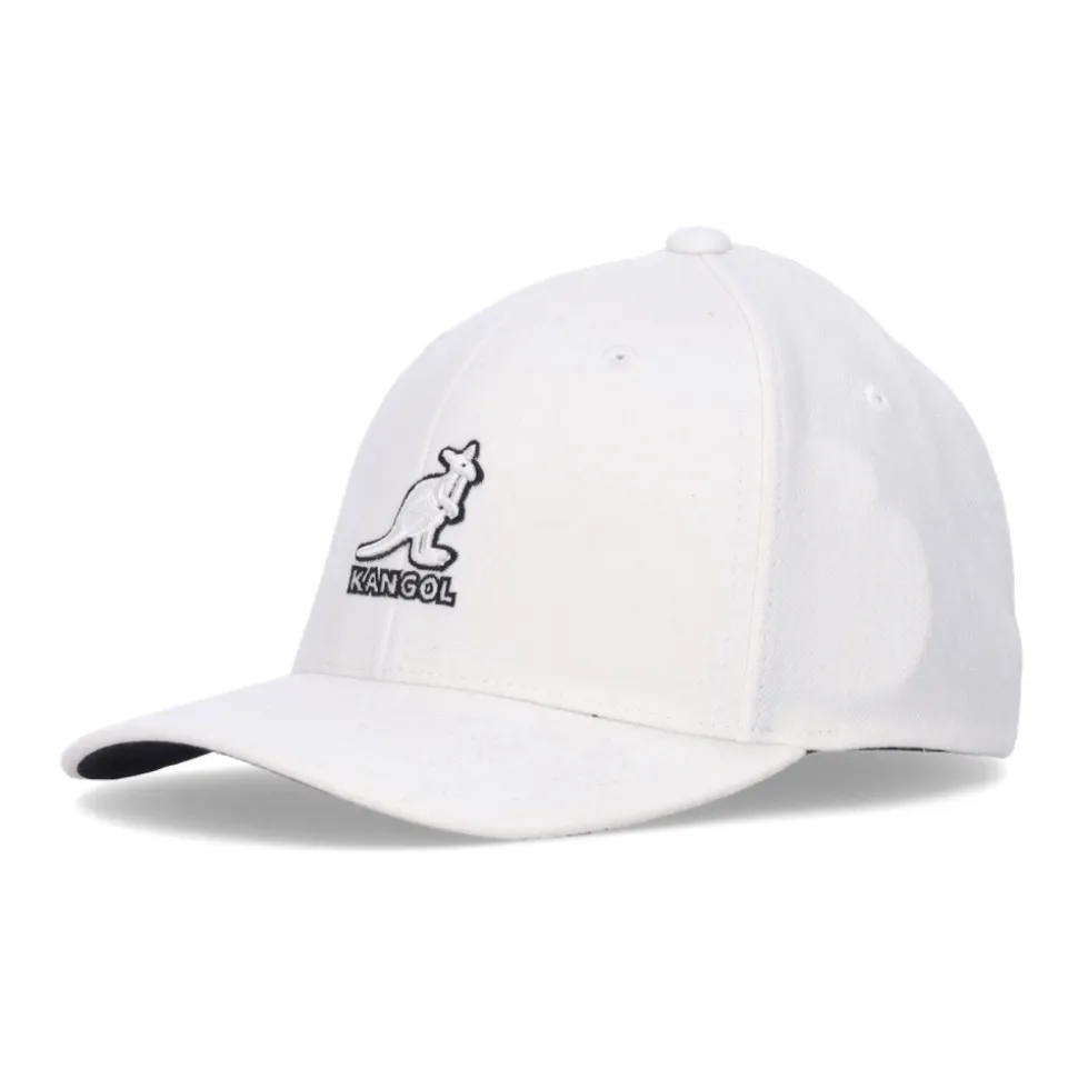 Casquette Flexfit Visière Courbée Blanc/Noir
