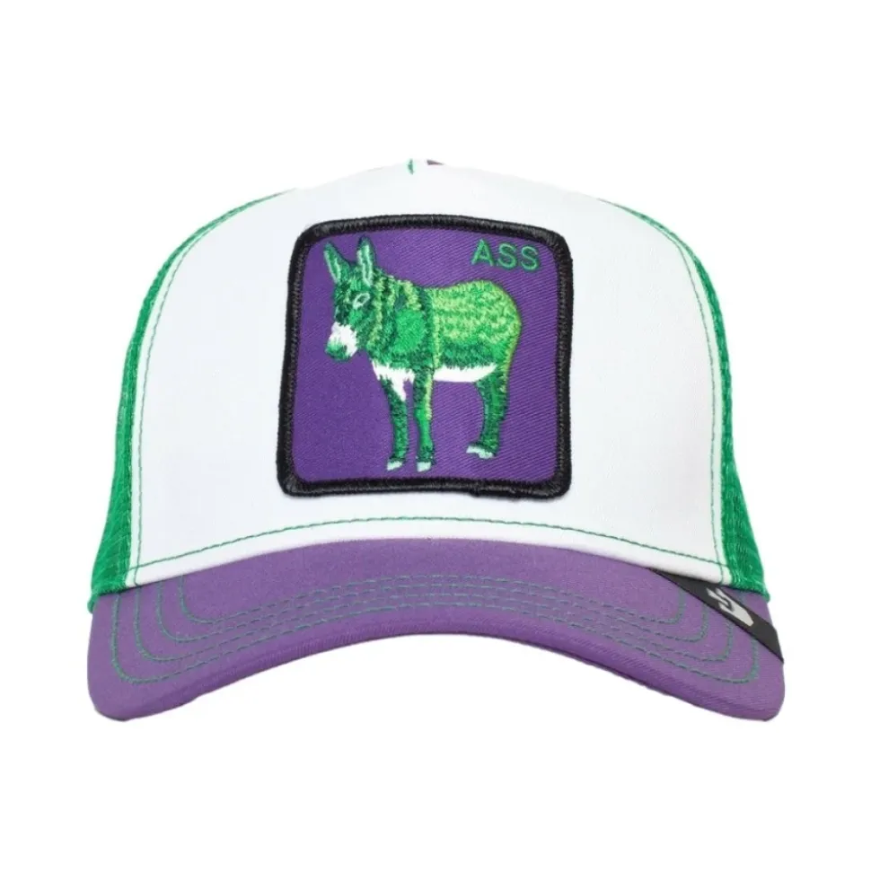 Casquette Trucker Voyage Âne Blanc