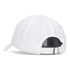 Casquette visière incurvée blanche air non structuré