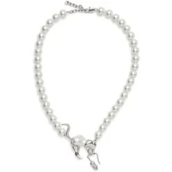 Cat And Mouse Pearl Necklace