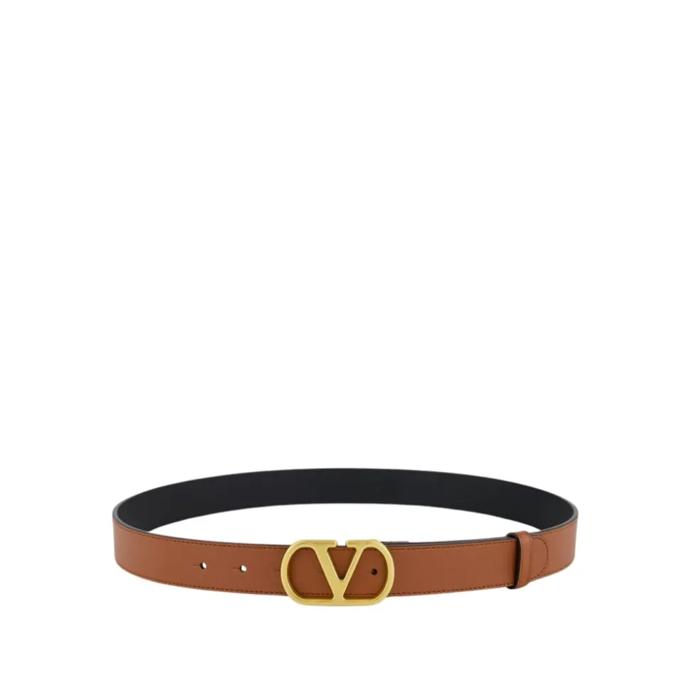 Ceinture Deep Caramel VLogo Signature