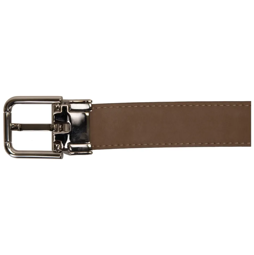 Ceinture en cuir d'autruche