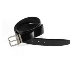 Ceinture en cuir de veau brossé