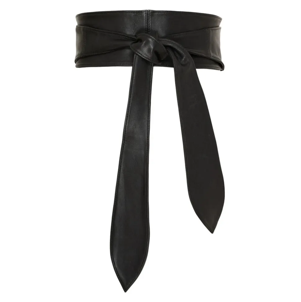 Ceinture en cuir à la taille