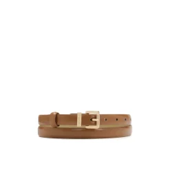 Ceinture en cuir marron pour robe