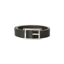Ceinture en Cuir Réversible Noire pour Homme