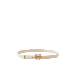 Ceinture fine en cuir Love Birds 2 cm