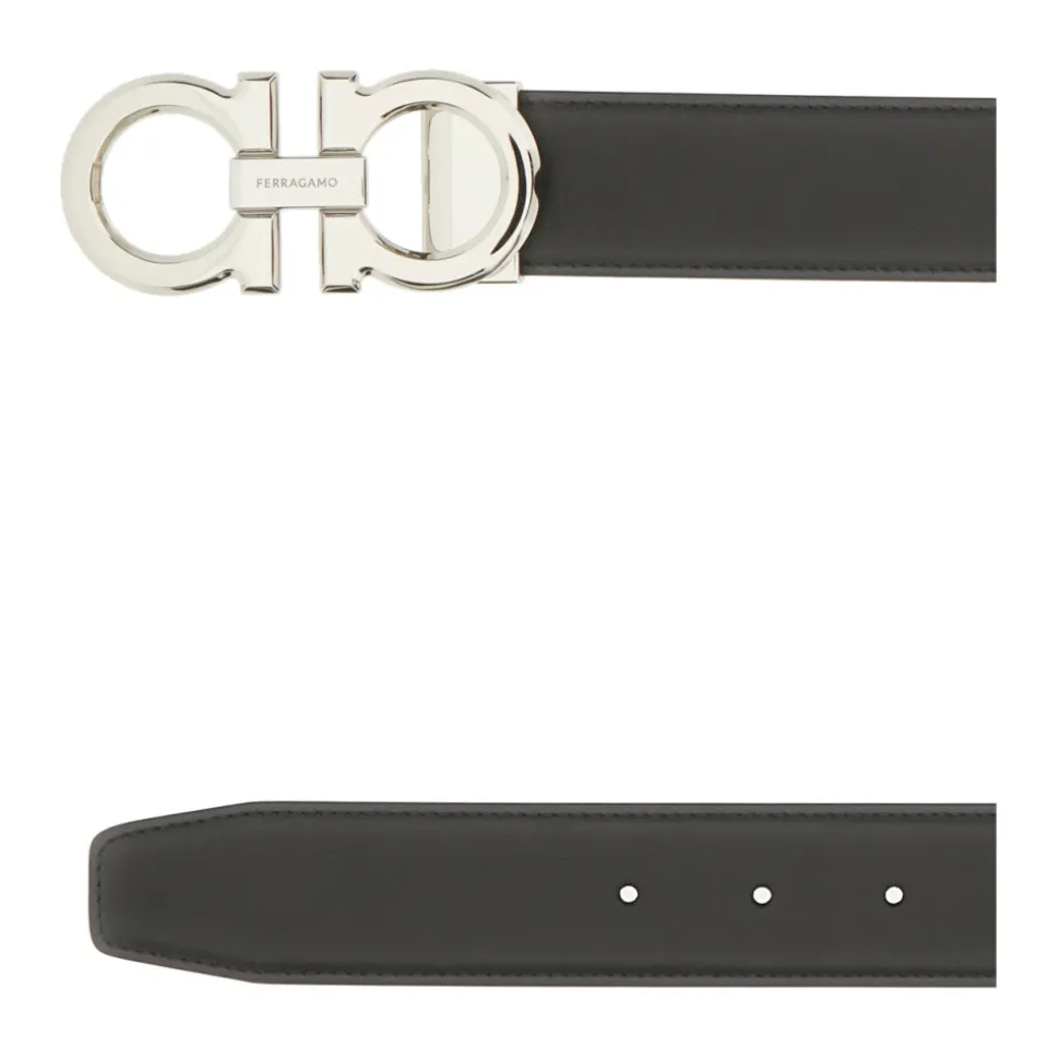 Ceinture Gancini Réversible et Ajustable