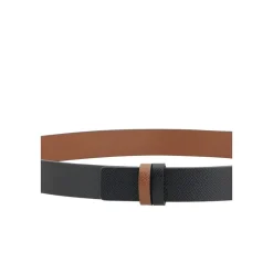 Ceinture réversible en cuir avec boucle Gancini