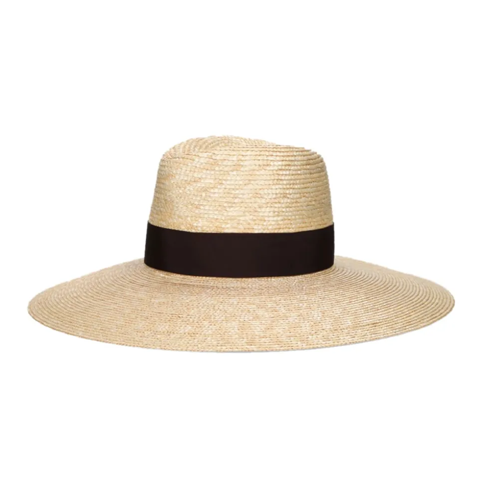 Chapeau de paille à larges bords Sophie