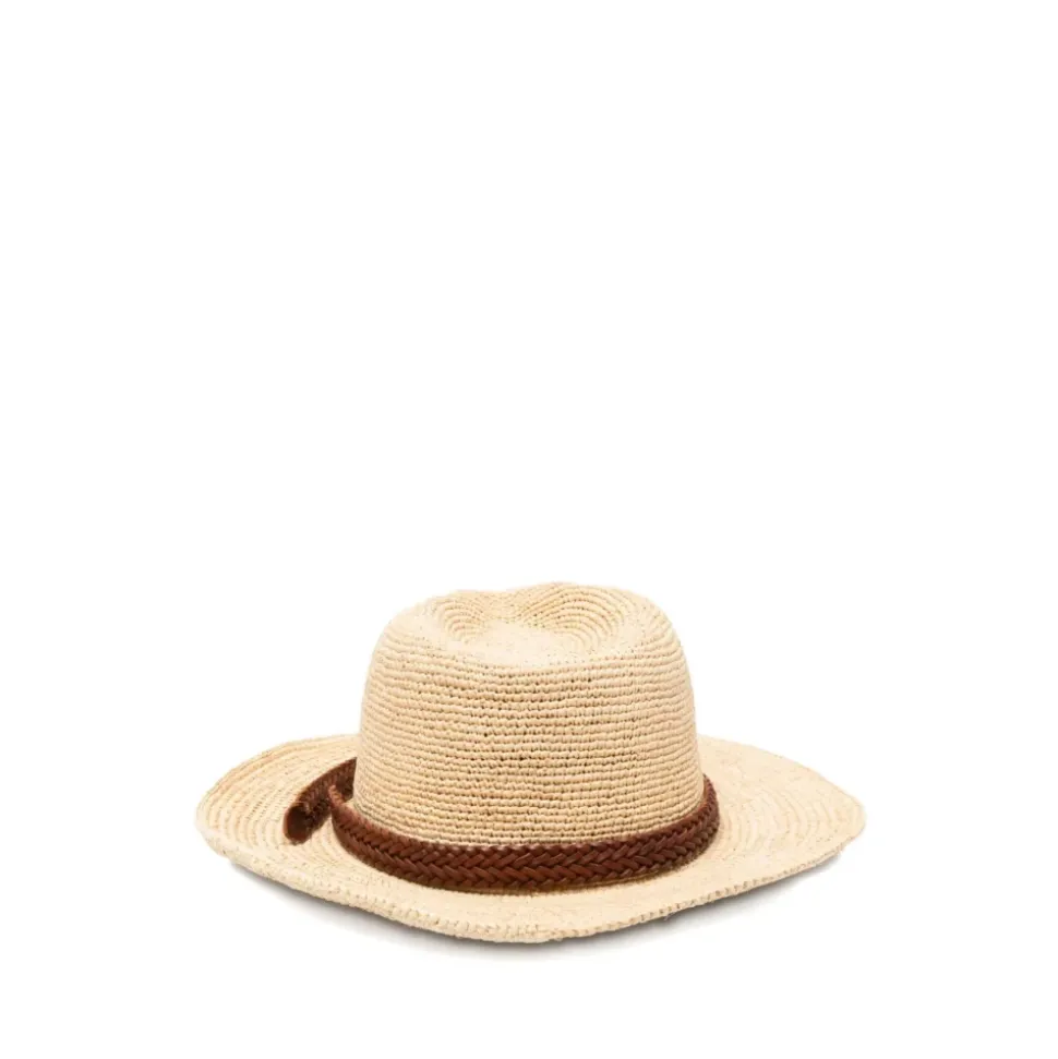 Chapeau de soleil tressé