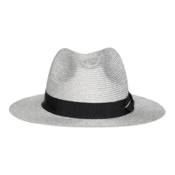 Chapeau Panama Lurex Argent