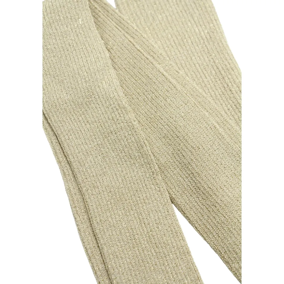 Chaussettes hautes avec fil Lurex