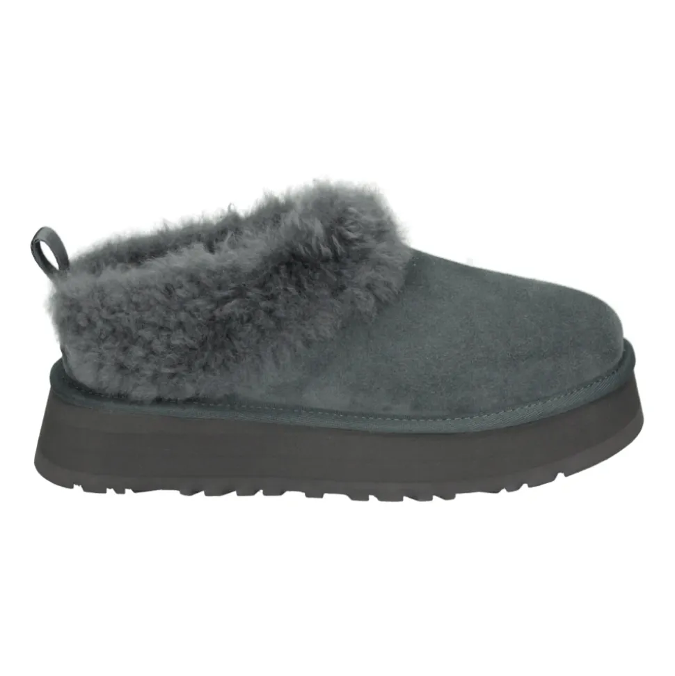 Chausson Confortable en Daim Gris